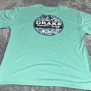Drake Waterfowl Pocket Short-Sleeve Tee in Seafoam Green